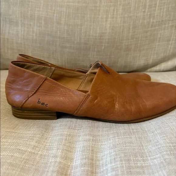 Very comfortable b.o.c. Leather suree loafer in tan - Picture 1 of 4